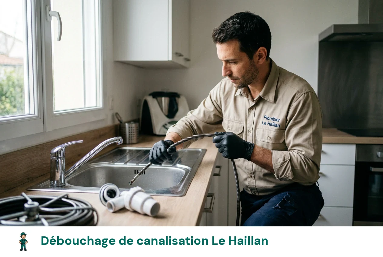 Débouchage de canalisation à Le Haillan