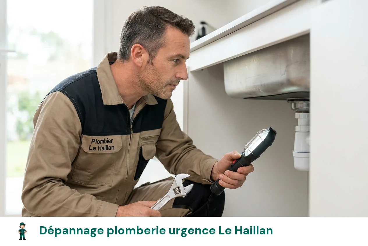 Dépannage plomberie urgence à Le Haillan