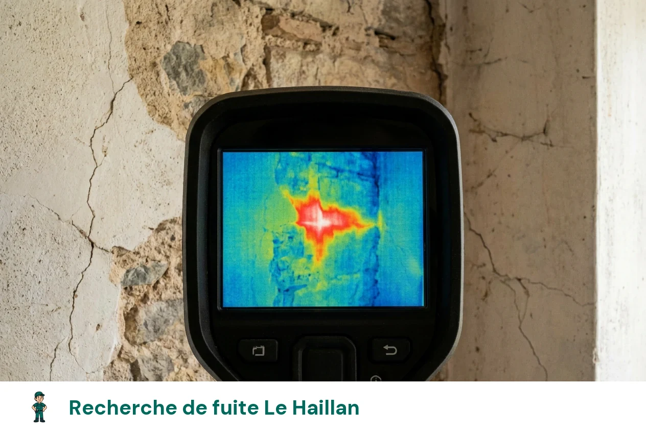 Recherche de fuite à Le Haillan