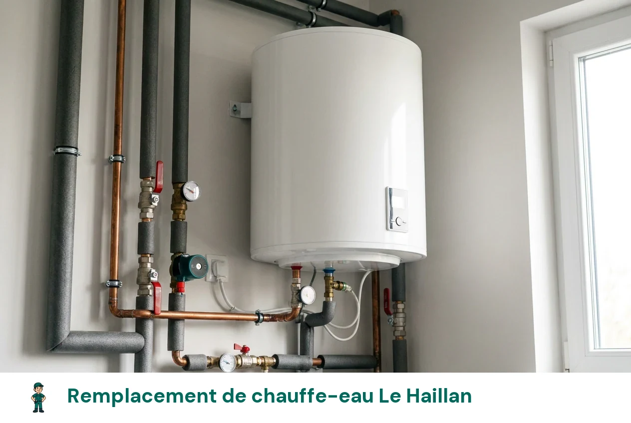 Remplacement de chauffe-eau à Le Haillan