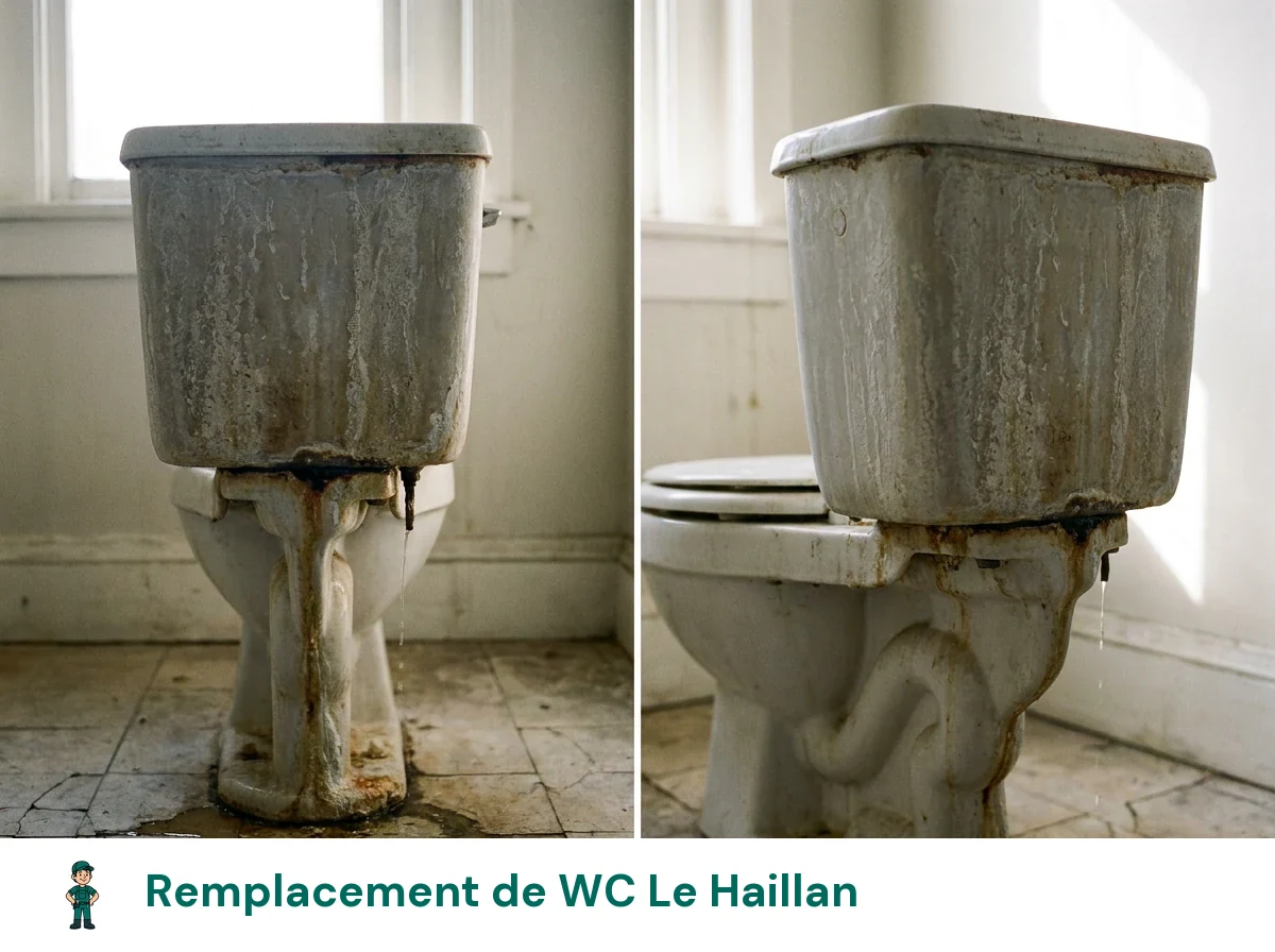 Remplacement de WC à Le Haillan