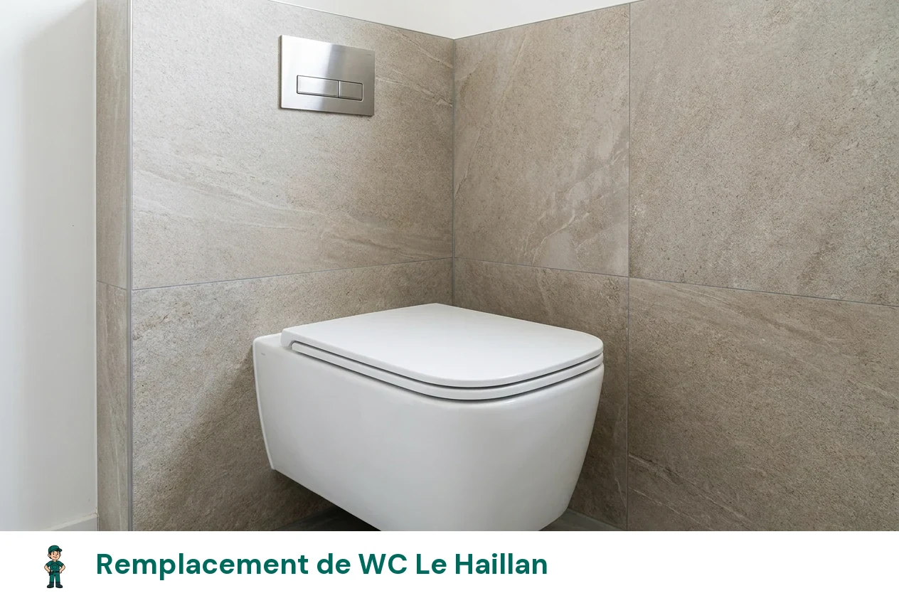 Remplacement de WC à Le Haillan