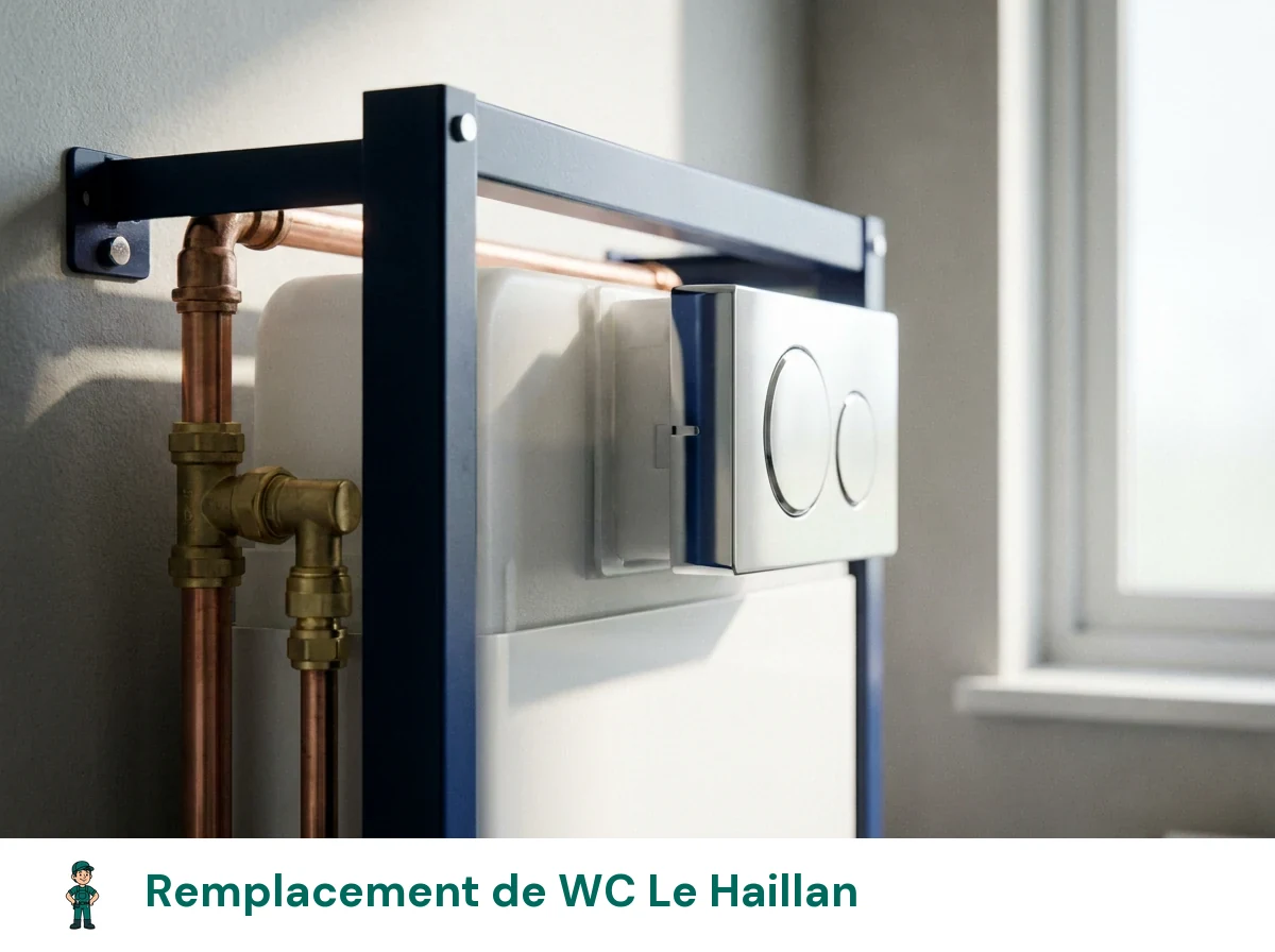 Remplacement de WC à Le Haillan