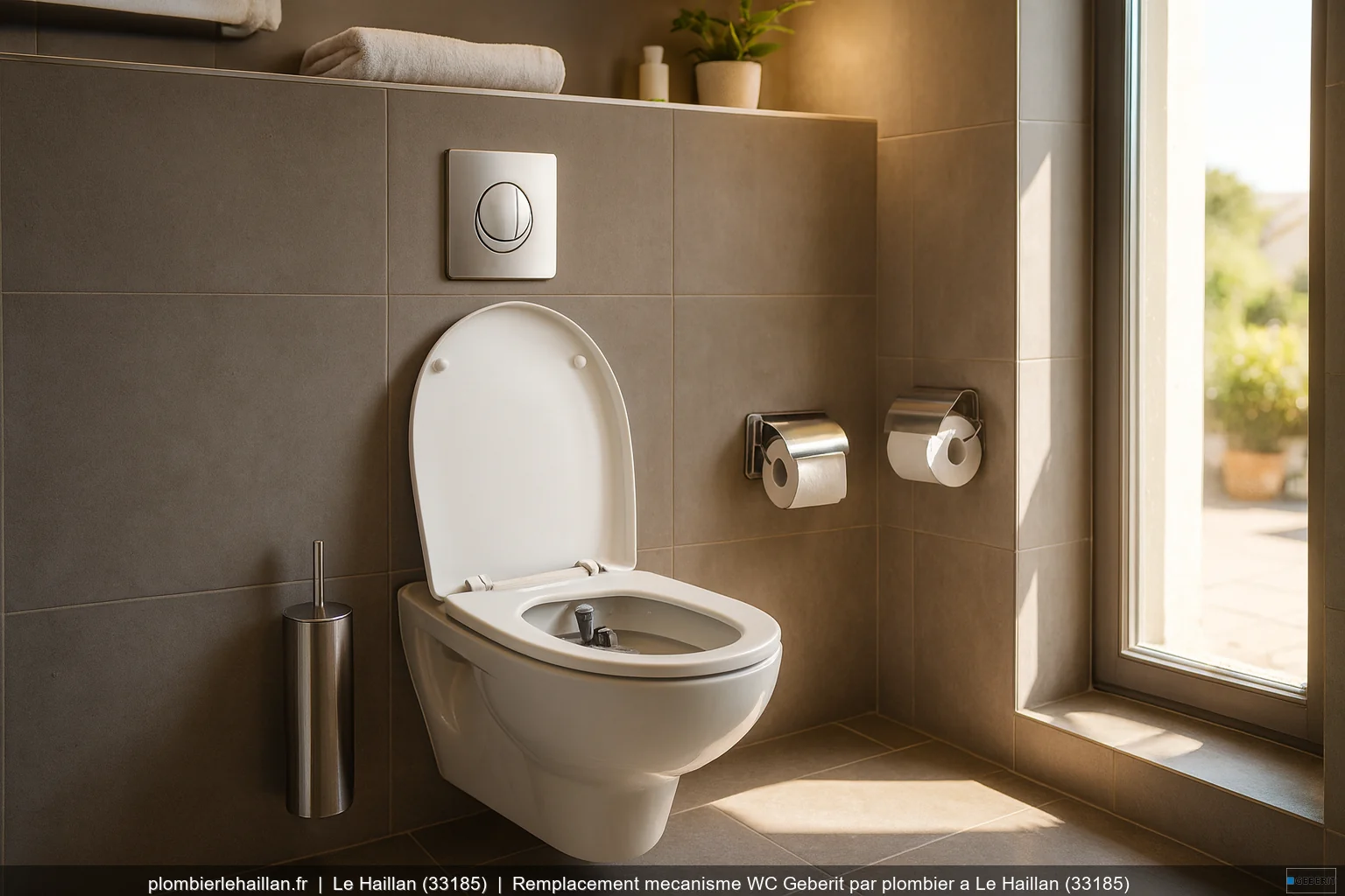 Mecanisme Wc Geberit Lehaillan 33185 - Plombier Le Haillan (33185) | plombierlehaillan.fr